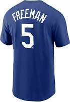 Nike Men's Los Angeles Dodgers Freddie Freeman #5 Blue T-Shirt