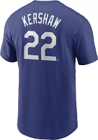 Nike Men's Los Angeles Dodgers Clayton Kershaw #22 Blue T-Shirt