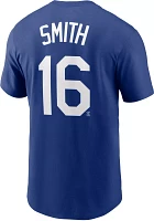 Nike Men's Los Angeles Dodgers Will Smith #16 Blue T-Shirt