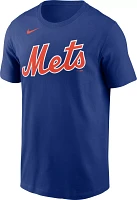 Nike Men's New York Mets Francisco Lindor #12 Royal T-Shirt