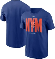 Nike Men's New York Mets Blue Scoreboard T-Shirt