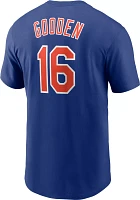 Nike Men's Replica New York Mets Dwight Gooden #16 Blue Cooperstown T-Shirt