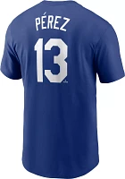 Nike Men's Kansas City Royals Salvador Pérez #13 Blue T-Shirt