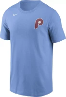 Nike Men's Philadelphia Phillies J. T. Realmuto #10 Light Blue T-Shirt