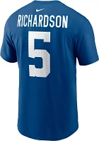 Nike Men's Indianapolis Colts Anthony Richardson #5 Blue T-Shirt