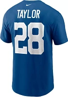 Nike Men's Indianapolis Colts Jonathan Taylor #28 Gym Blue T-Shirt