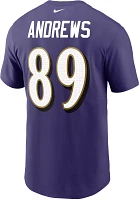 Nike Men's Baltimore Ravens Mark Andrews #89 Purple T-Shirt