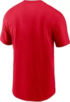 Nike Men's San Francisco 49ers Team Wordmark Red T-Shirt