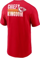 Nike Men's Kansas City Chiefs Blitz Back Slogan Red T-Shirt