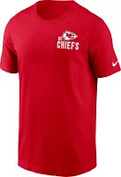 Nike Men's Kansas City Chiefs Blitz Back Slogan Red T-Shirt