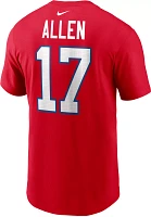 Nike Men's Buffalo Bills Josh Allen #17 Red T-Shirt