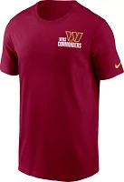 Nike Men's Washington Commanders Blitz Back Slogan Red T-Shirt