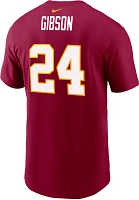 Nike Men's Washington Commanders Antonio Gibson #24 Red Logo T-Shirt