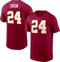 Nike Men's Washington Commanders Antonio Gibson #24 Red Logo T-Shirt