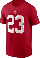 Nike Men's San Francisco 49ers Christian McCaffrey #23 Red T-Shirt