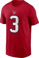 Nike Men's Houston Texans Tank Dell #3 Red T-Shirt