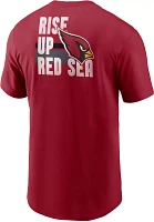 Nike Men's Arizona Cardinals Blitz Slogan Red T-Shirt