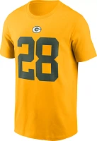 Nike Men's Green Bay Packers A.J. Dillon #28 Gold T-Shirt