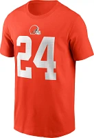 Nike Men's Cleveland Browns Nick Chubb #24 Orange T-Shirt