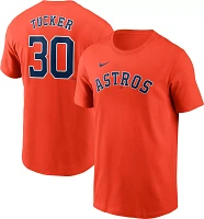 Nike Men's Houston Astros Kyle Tucker #30 Orange T-Shirt