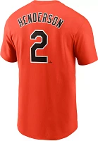 Nike Men's Baltimore Orioles Gunnar Henderson #2 Orange T-Shirt