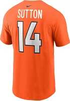 Nike Men's Denver Broncos Courtland Sutton #14 Orange T-Shirt