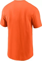 Nike Men's Miami Dolphins Blitz Helmet Orange T-Shirt