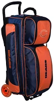 Strikeforce NFL Chicago Bears Triple Ball Roller Bowling Tote Bag