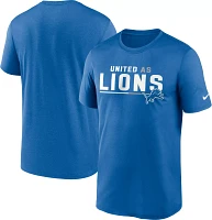 Nike Men's Detroit Lions United As Blue T-Shirt