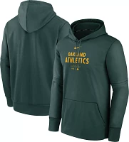 Nike Men's Oakland Athletics Green Authentic Collection Hoodie