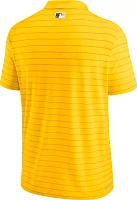 Nike Men's San Diego Padres Yellow Authentic Collection  Stripe Polo