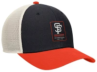 Nike Adult San Francisco Giants Black Cooperstown Rewind Adjustable Trucker Hat