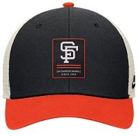 Nike Adult San Francisco Giants Black Cooperstown Rewind Adjustable Trucker Hat