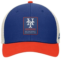 Nike Adult New York Mets Blue Cooperstown Rewind Adjustable Trucker Hat