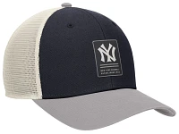 Nike Adult New York Yankees Blue Cooperstown Rewind Adjustable Trucker Hat