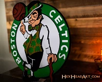 Hex Head Boston Celtics 31" XXL Sign