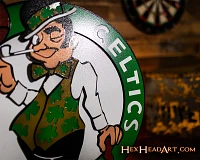 Hex Head Boston Celtics 31" XXL Sign