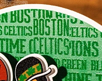 Hex Head Boston Celtics 15" Round Sign