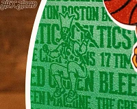 Hex Head Boston Celtics 15" Round Sign