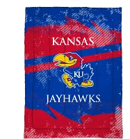 Pegasus Sports Kansas Jayhawks 4-Piece Twin Bedding Set