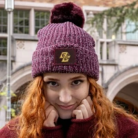 Love Your Melon Boston College Eagles Speckled Pom Knit Beanie