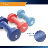 Marcy 3-Pair Neoprene Dumbbell Set