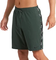 Nike Men's Logo Tape Racer Volley Swim Trunks