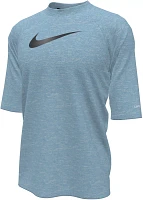 Nike Boys' Heather Hydro Half Sleeve Rash Guard