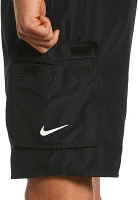 Nike Men's Belted Packable 9” Volley Swim Trunks
