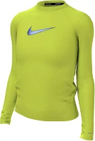 Nike Girls' Swoosh Long Sleeve Hydroguard Shirt