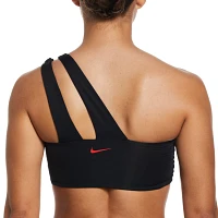 Nike Women's Swoosh Block Asymmetrical Bikini Top