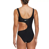 Nike Women's Block Texture Cutout One Piece