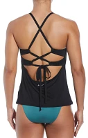 Nike Women's Lace Up High Neck Tankini