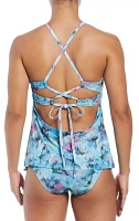 Nike Lace Up High Neck Tankini